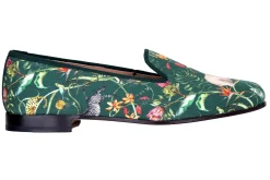 Africa Emerald Silk Slipper (Narrow)<Stubbs & Wootton Hot