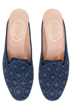 Bath Needlepoint Mule (Women)<Stubbs & Wootton Online