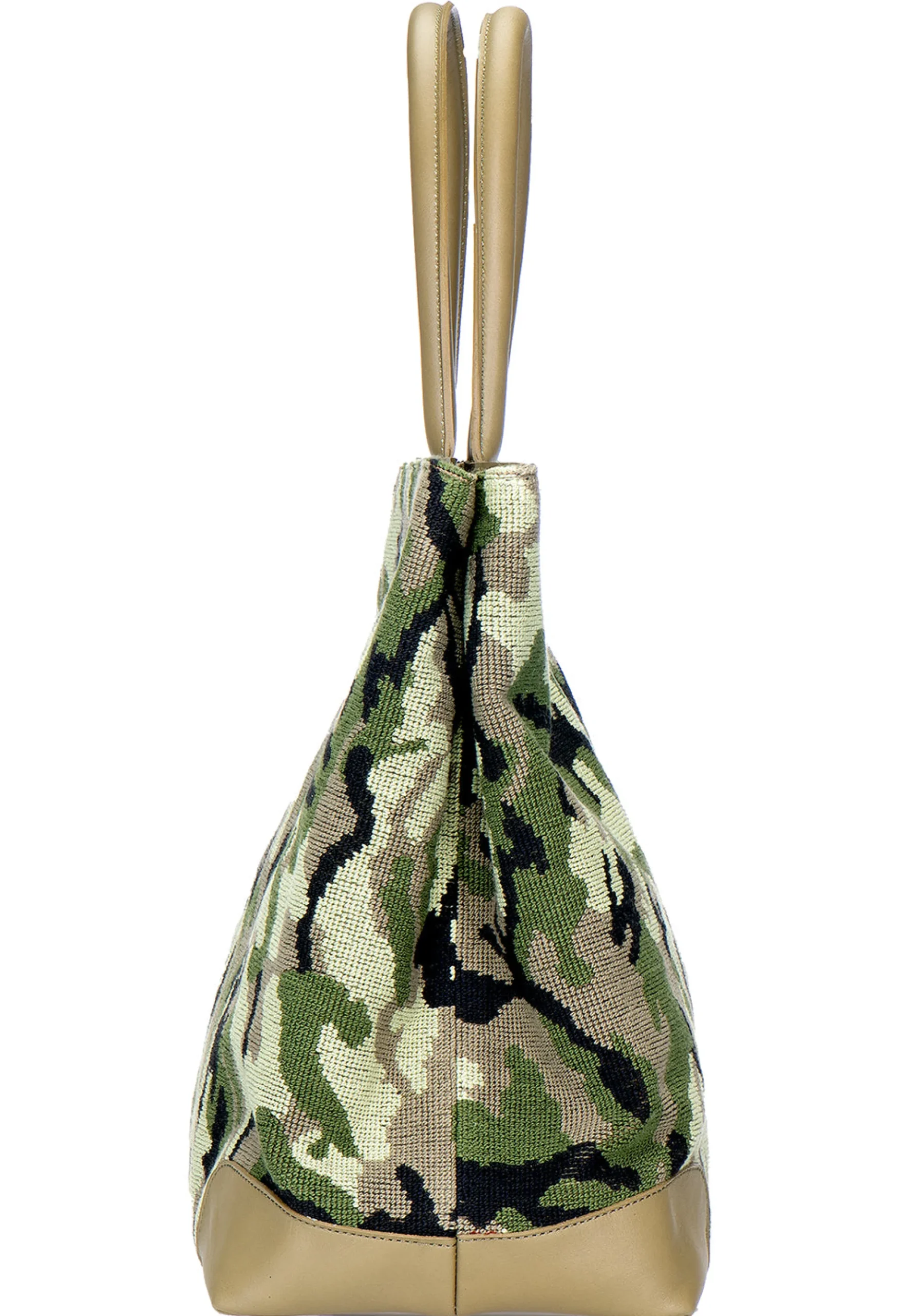 Green Needlepoint Tote<Stubbs & Wootton Clearance