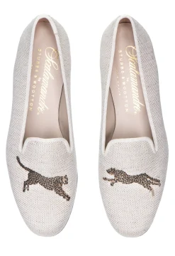 Cheetah Dune Linen Slipper (Men)<Stubbs & Wootton Sale