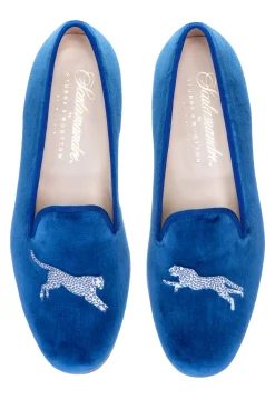 Cheetah Velvet Slipper (Women)<Stubbs & Wootton Hot