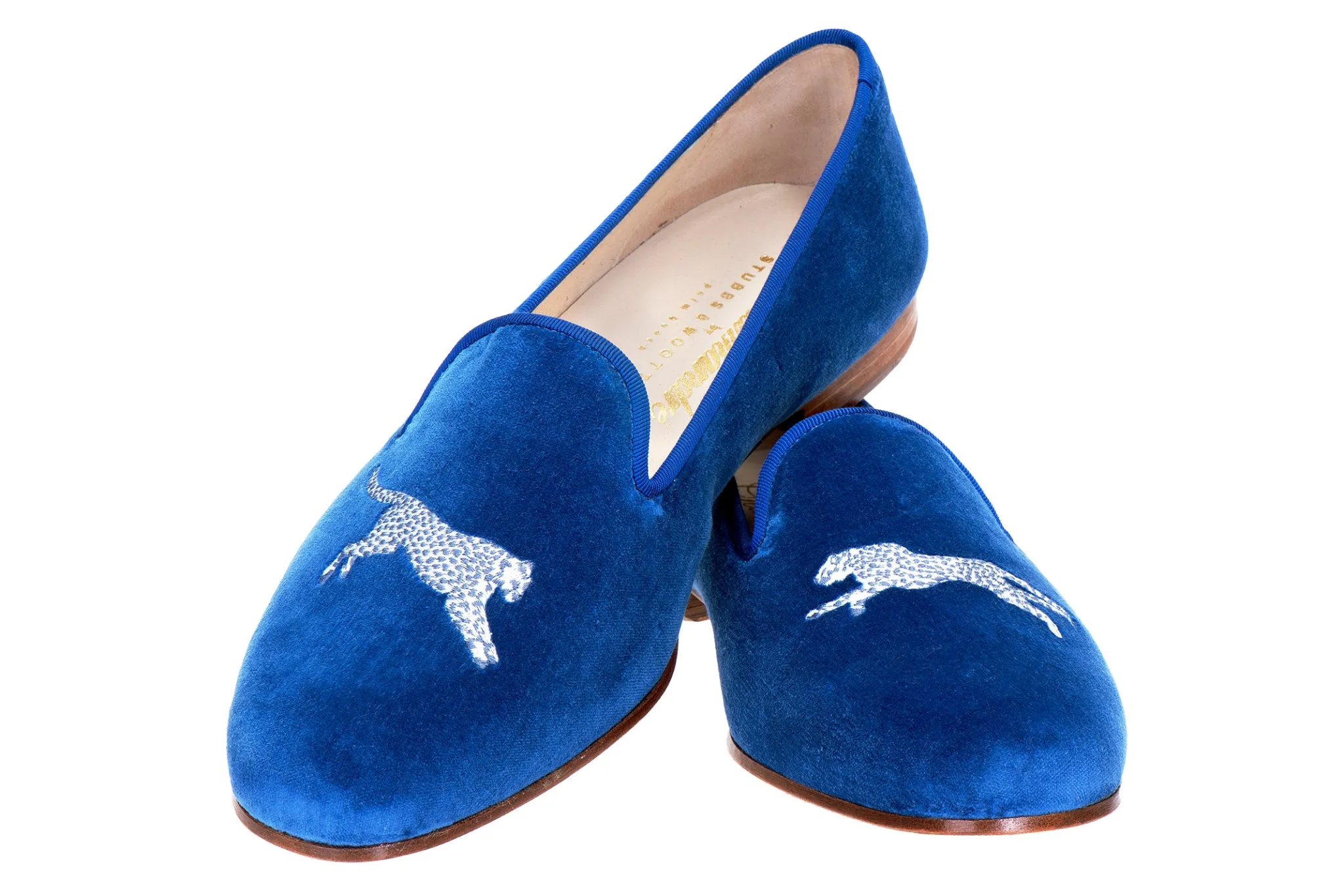 Cheetah Velvet Slipper (Women)<Stubbs & Wootton Hot