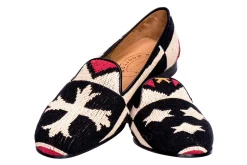 Crest Needlepoint Slipper (Narrow)<Stubbs & Wootton Hot
