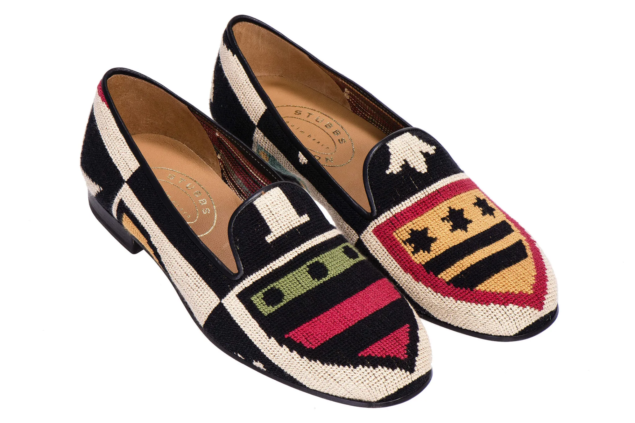 Crest Needlepoint Slipper (Women)<Stubbs & Wootton Sale