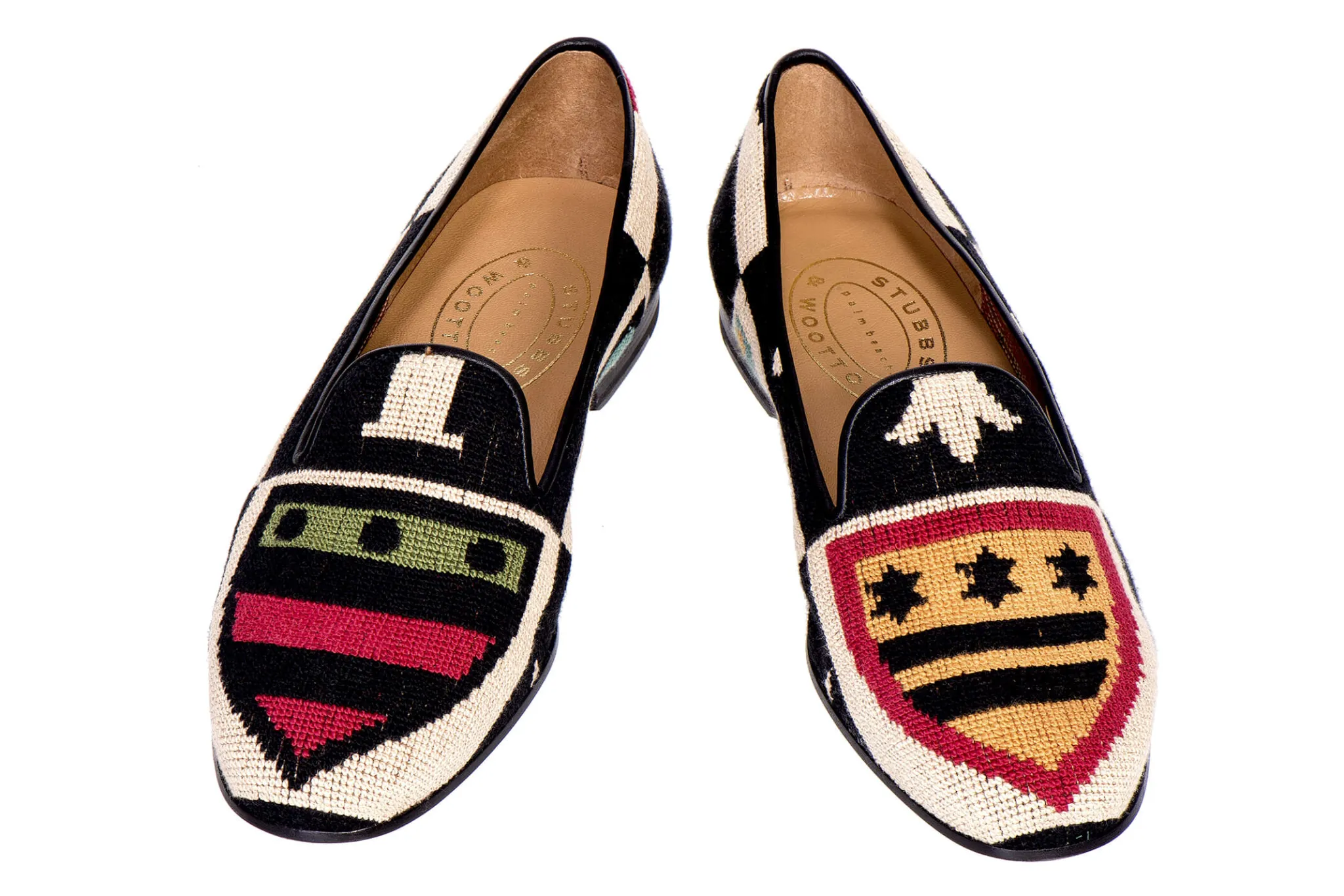 Crest Needlepoint Slipper (Women)<Stubbs & Wootton Sale
