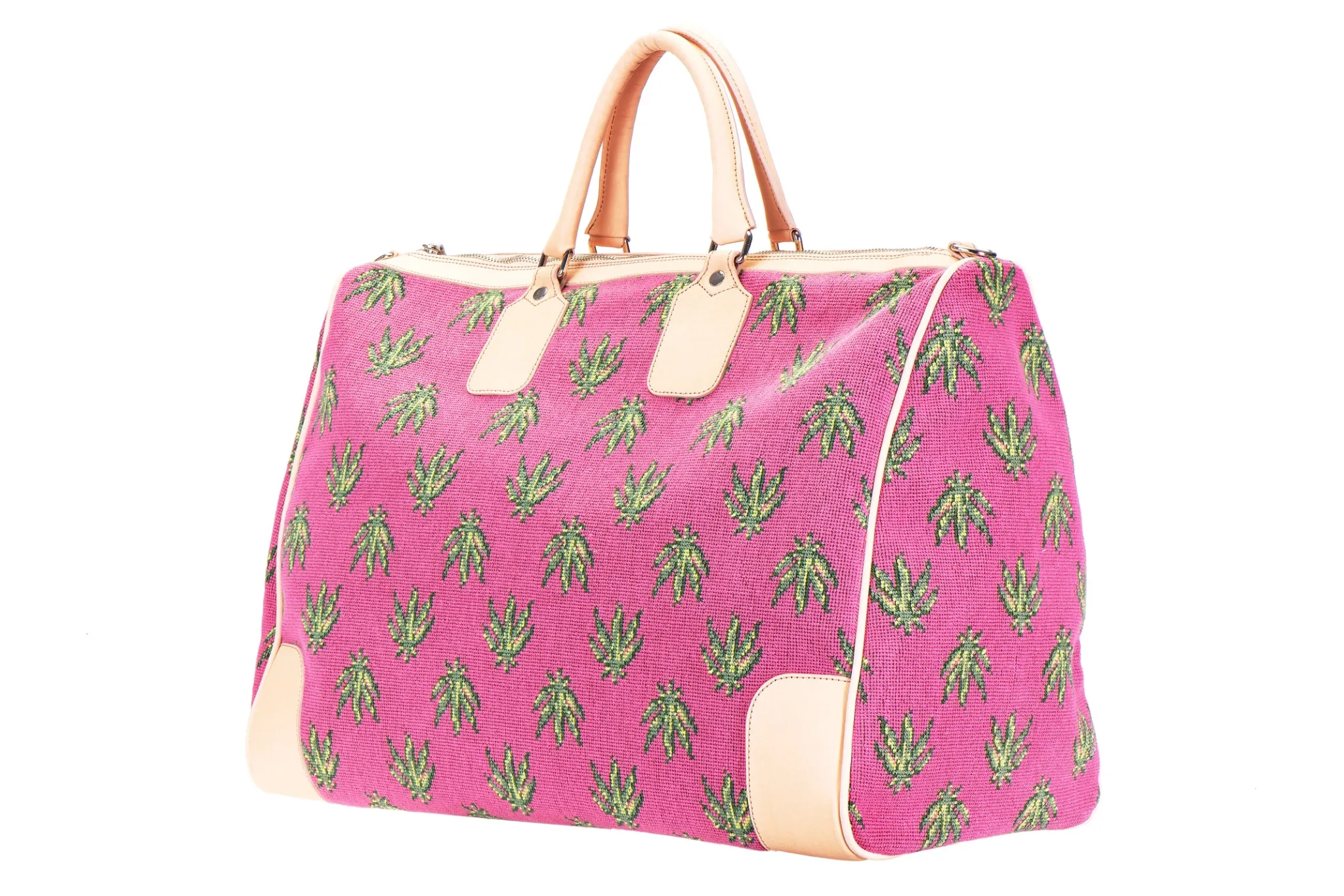 Hemp Needlepoint Weekender<Stubbs & Wootton Sale