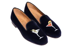 Martini Velvet Slipper (Wide)<Stubbs & Wootton Best