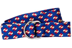 Medallion Ocean Silk Belt<Stubbs & Wootton Clearance