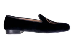 Metropolis Bronze Velvet Slipper (Women)<Stubbs & Wootton Online