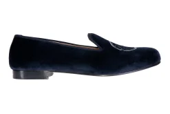 Metropolis Nickel Velvet Slipper (Men)<Stubbs & Wootton Fashion
