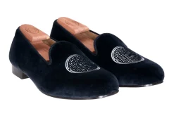 Metropolis Nickel Velvet Slipper (Women)<Stubbs & Wootton Discount