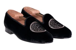 Metropolis Rosegold Velvet Slipper (Men)<Stubbs & Wootton Online