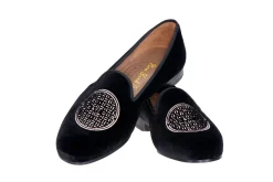 Metropolis Rosegold Velvet Slipper (Men)<Stubbs & Wootton Online