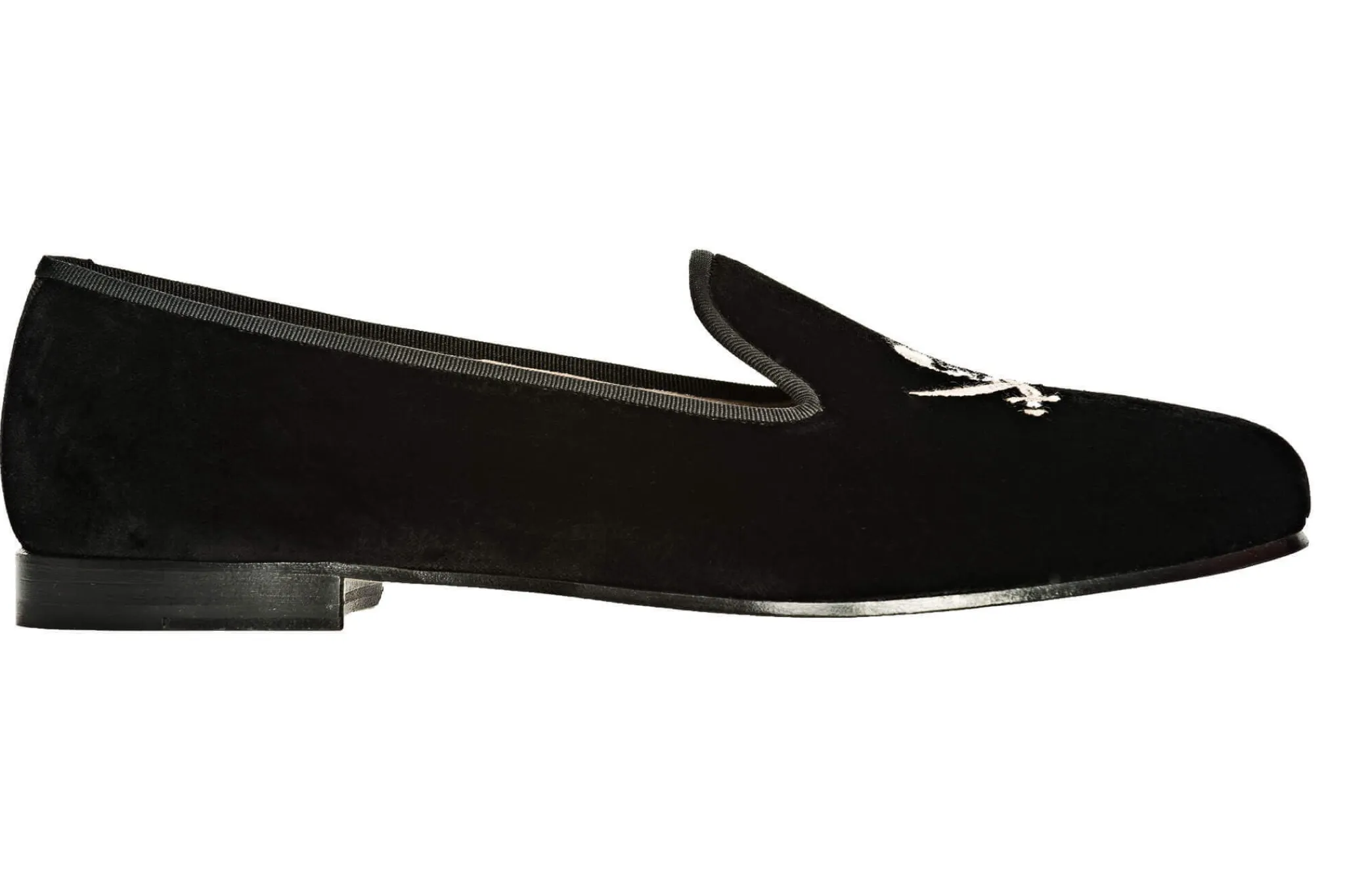Skull Velvet Slipper (Men)<Stubbs & Wootton Discount