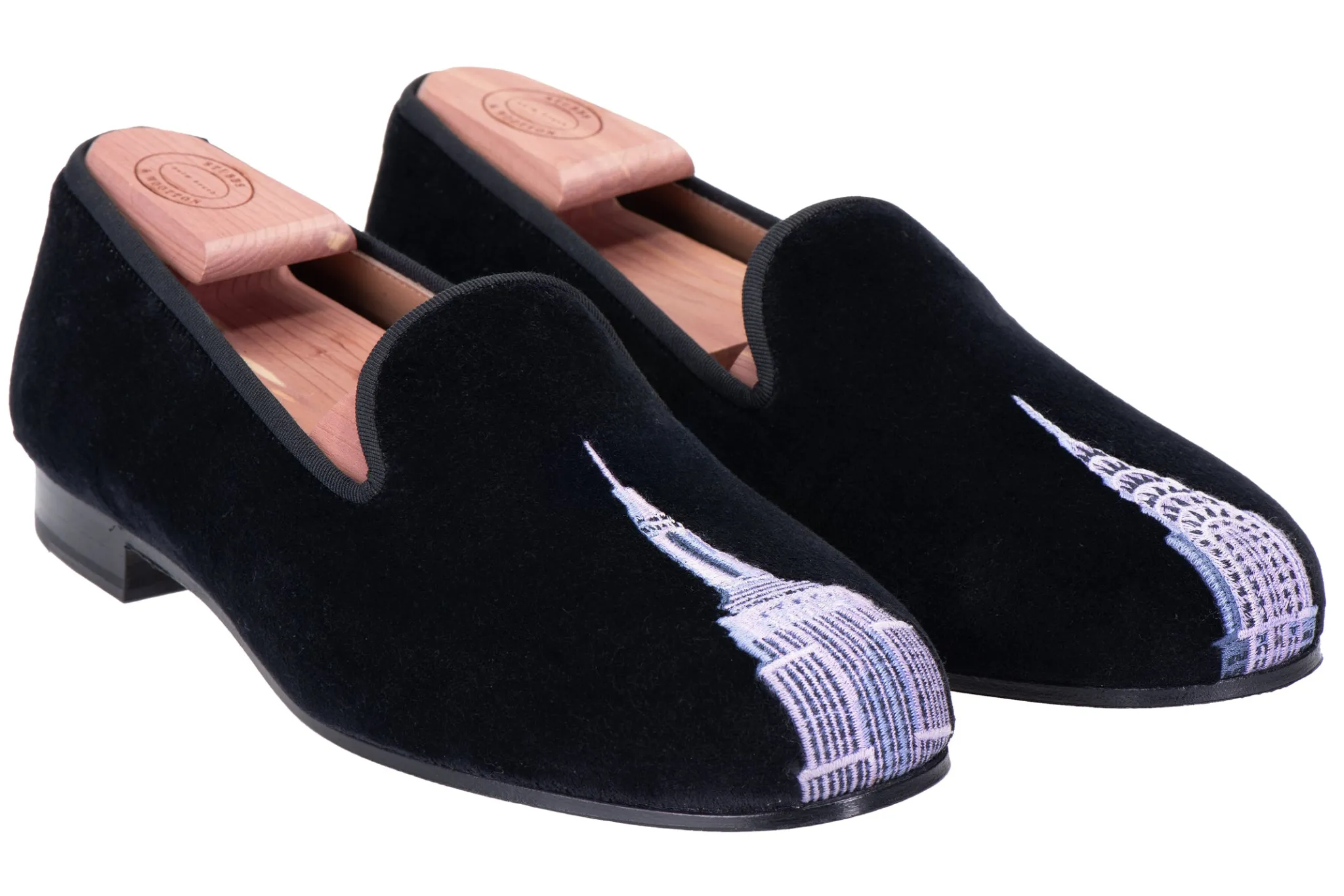 Skyscraper Velvet Slipper (Men)<Stubbs & Wootton Hot