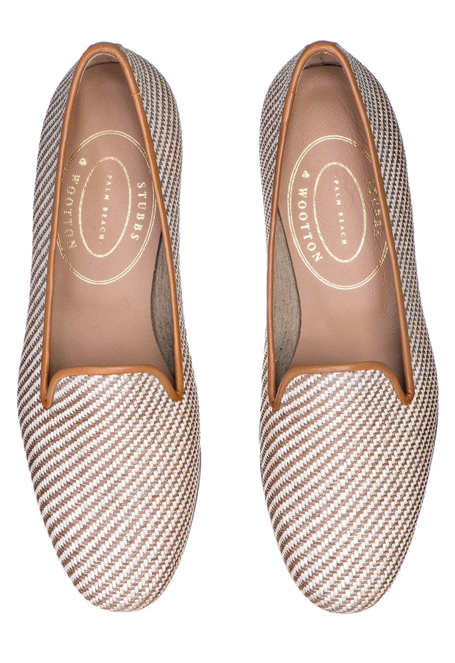Straw Raffia Slipper (Women)<Stubbs & Wootton Outlet