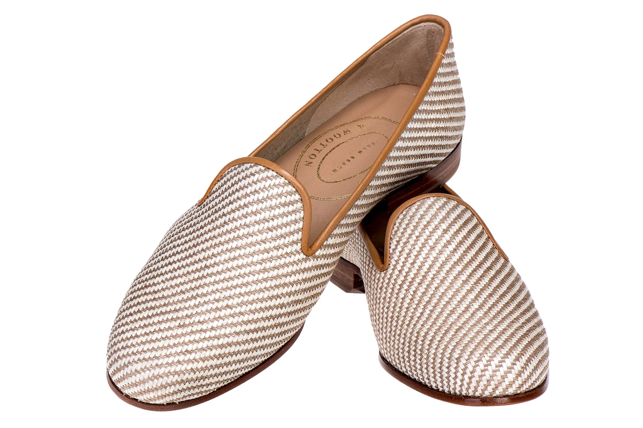 Straw Raffia Slipper (Women)<Stubbs & Wootton Outlet