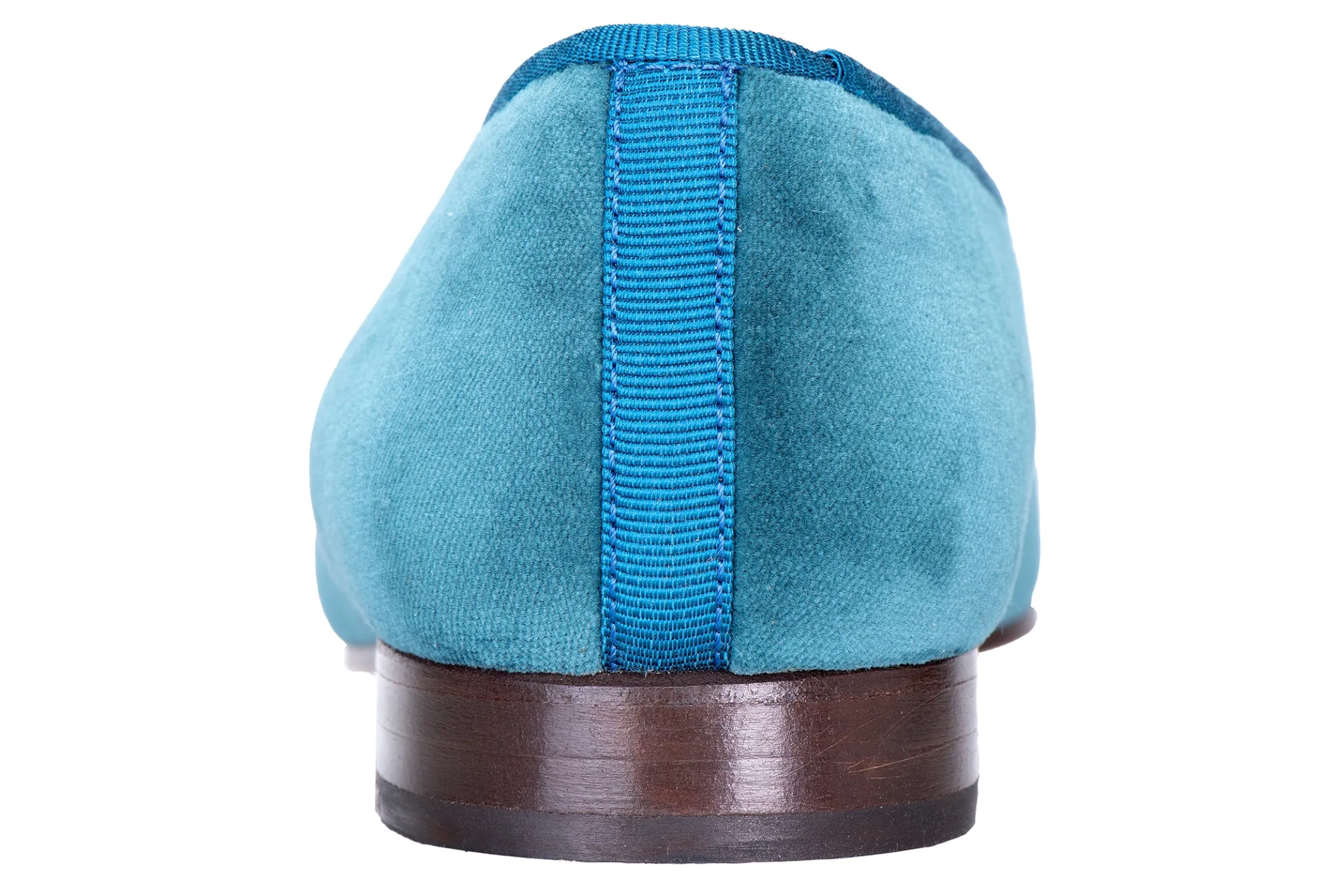 Swans Teal Velvet Slipper (Men)<Stubbs & Wootton Fashion