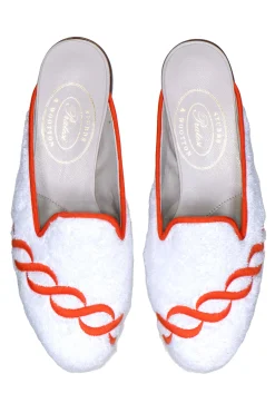 Treccia Orange Cloth Mule (Men)<Stubbs & Wootton Sale