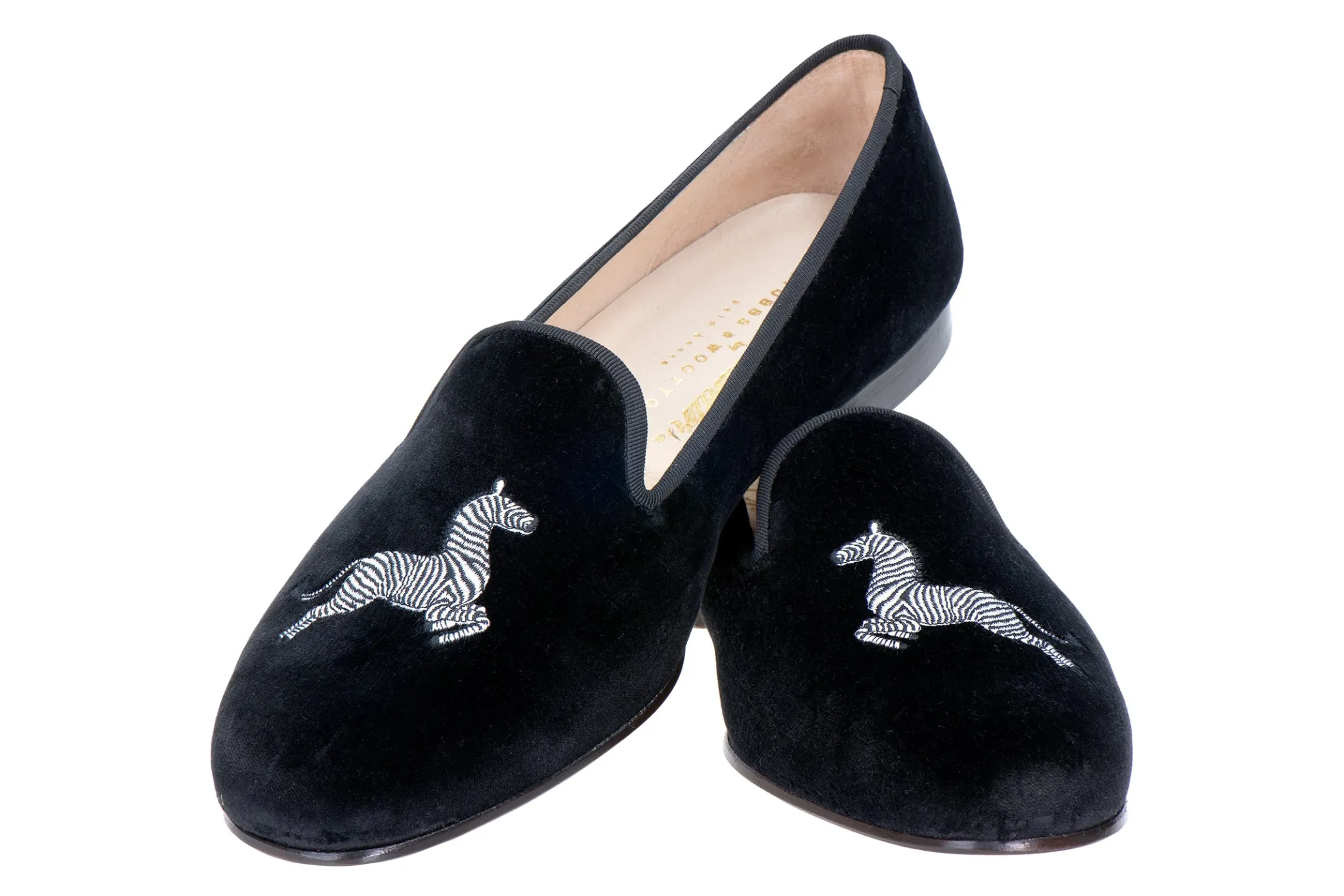 Zebra Velvet Slipper (Women)<Stubbs & Wootton Outlet